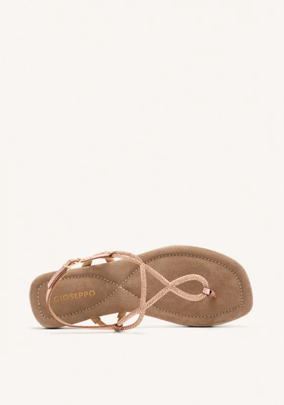 BEADED LEATHER SANDALS KINGFIELD 38