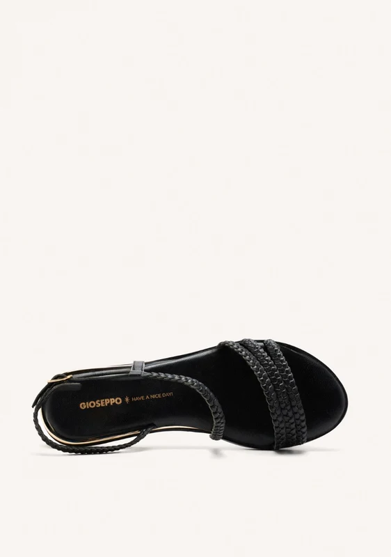 BRAIDED LEATHER SANDALS BRENTWOOD 37