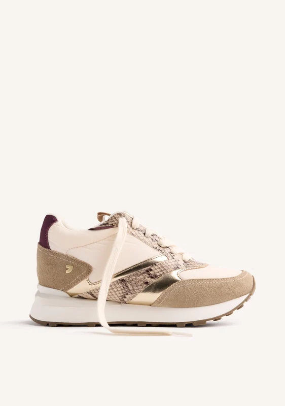 WEDGE LEATHER SNEAKERS HEMLOCK 38