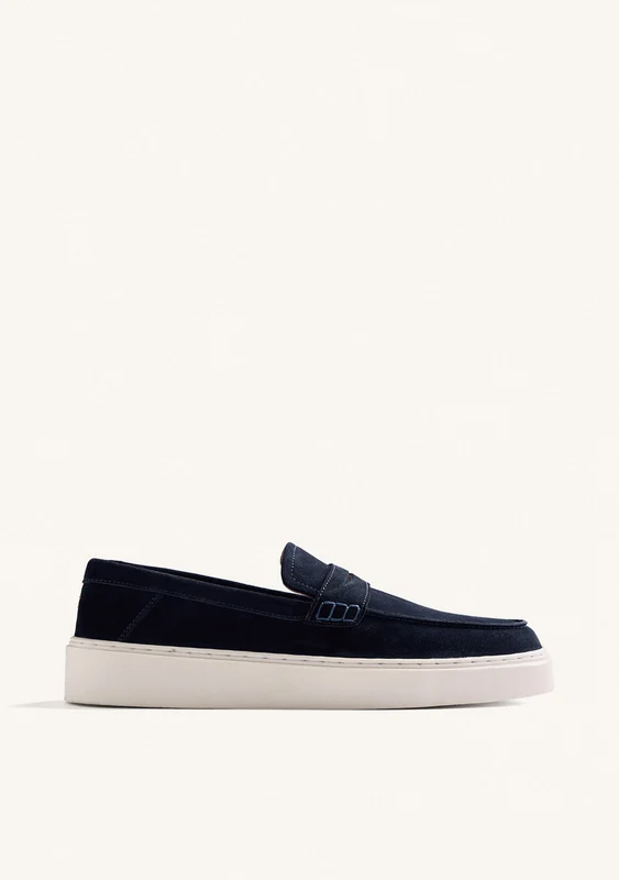 SUEDE LEATHER LOAFERS ZABOC 41