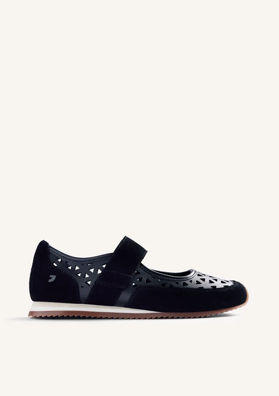 CUT-OUT LEATHER SPORTY BALLET FLATS SINGIDA 37