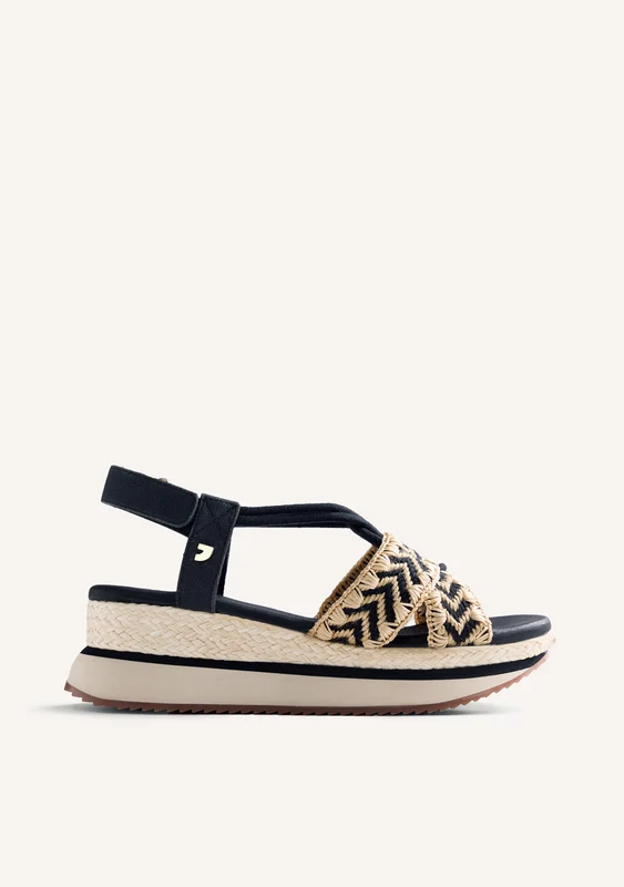 EMBROIDERED WEDGE SANDALS UGUNJA 41