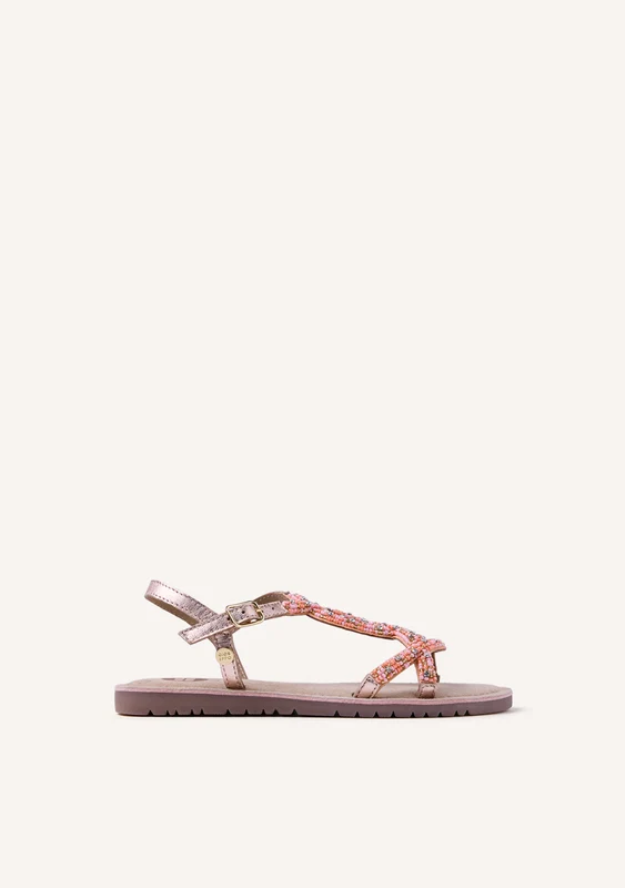 BEADED LEATHER SANDALS BARAGOI 39