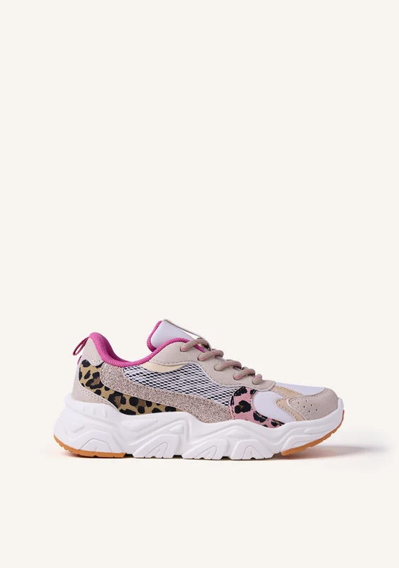 GULLY ANIMAL PRINT MESH SNEAKERS 38