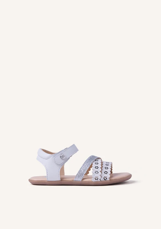 GIOSEPPO BAREFOOT - SHINY CUT-OUT LEATHER SANDALS MIKLEUS 30