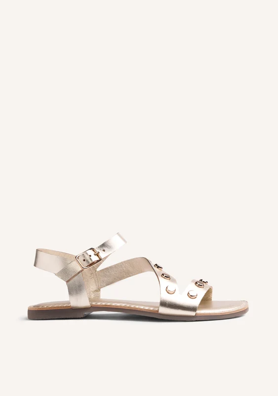 STUDDED LEATHER SANDALS MASENO 37