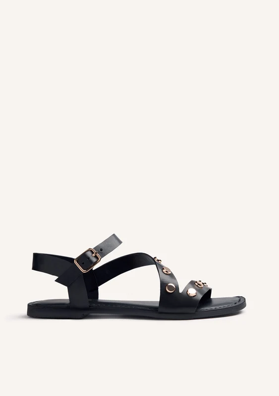 STUDDED LEATHER SANDALS MASENO 40