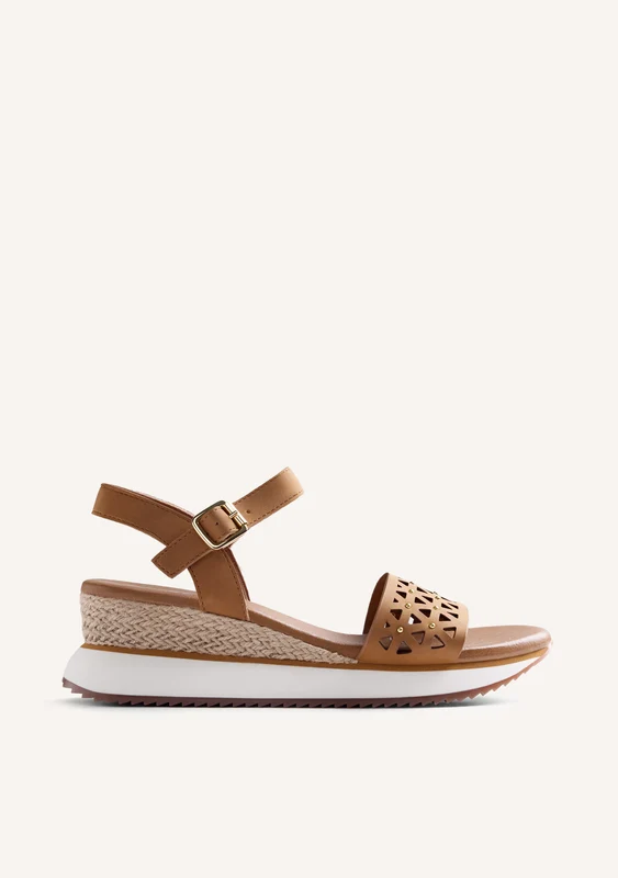 RAFFIA WEDGE SANDALS WETE 35