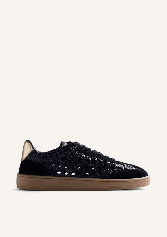 BRAIDED LEATHER SNEAKERS IJEBU 42