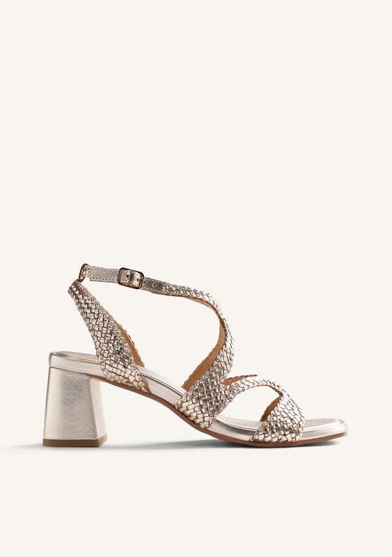 LEATHER HEELED SANDALS MOHORO 35