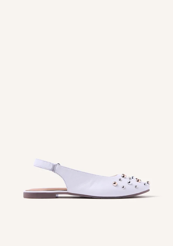 STUDDED LEATHER BALLET FLATS NAMANYE 26