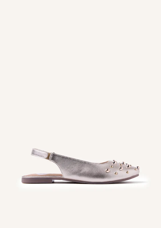 STUDDED LEATHER BALLET FLATS NAMANYE 29