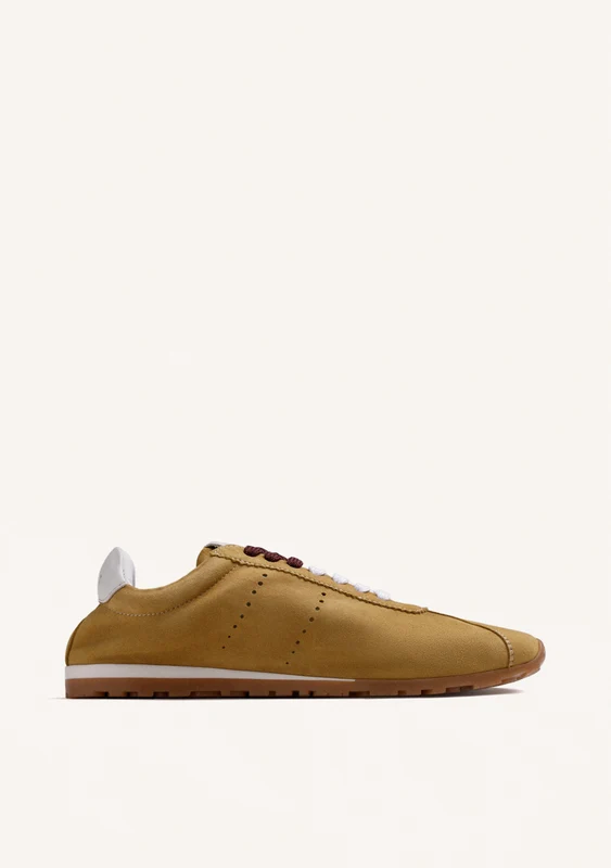 MUSTARD LEATHER SNEAKERS 39