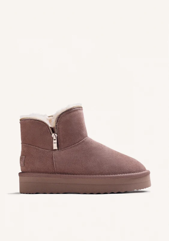 AUSTRALIAN LEATHER BOOTS WITH ZIPPER 36