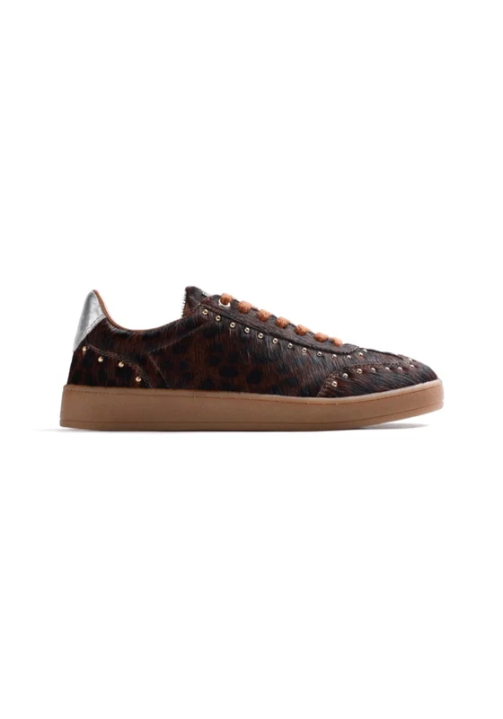 Studden Animal Print Trainer - Brown Brown / 41