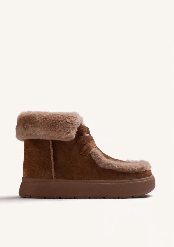 BROWN AUSTRALIAN LEATHER BOOTS 38