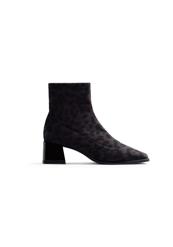 Stretch Ankle Boot - Leopard Leopard / 40
