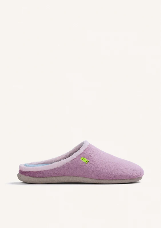 PINK FUR HOUSE SLIPPERS 40