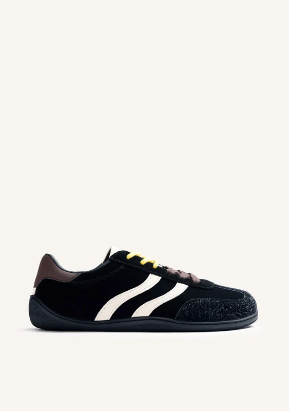 GIOSEPPO BAREFOOT – BLACK LEATHER SNEAKERS BY MELYSSA PINTO (I AM EDITION) 44