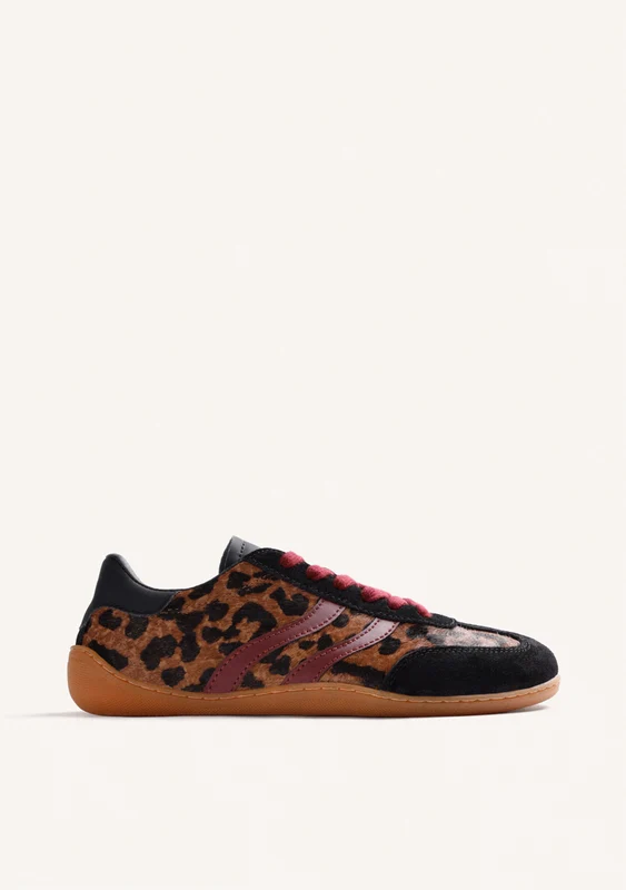 BAREFOOT SNEAKERS WITH ANIMAL PRINT LEATHER 41
