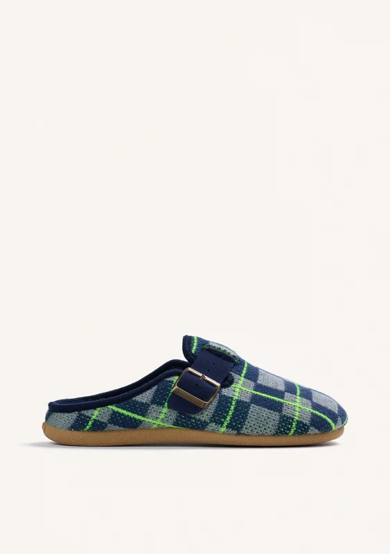 BLUE HOUSE SLIPPERS CLOG-STYLE WITH FUR 41