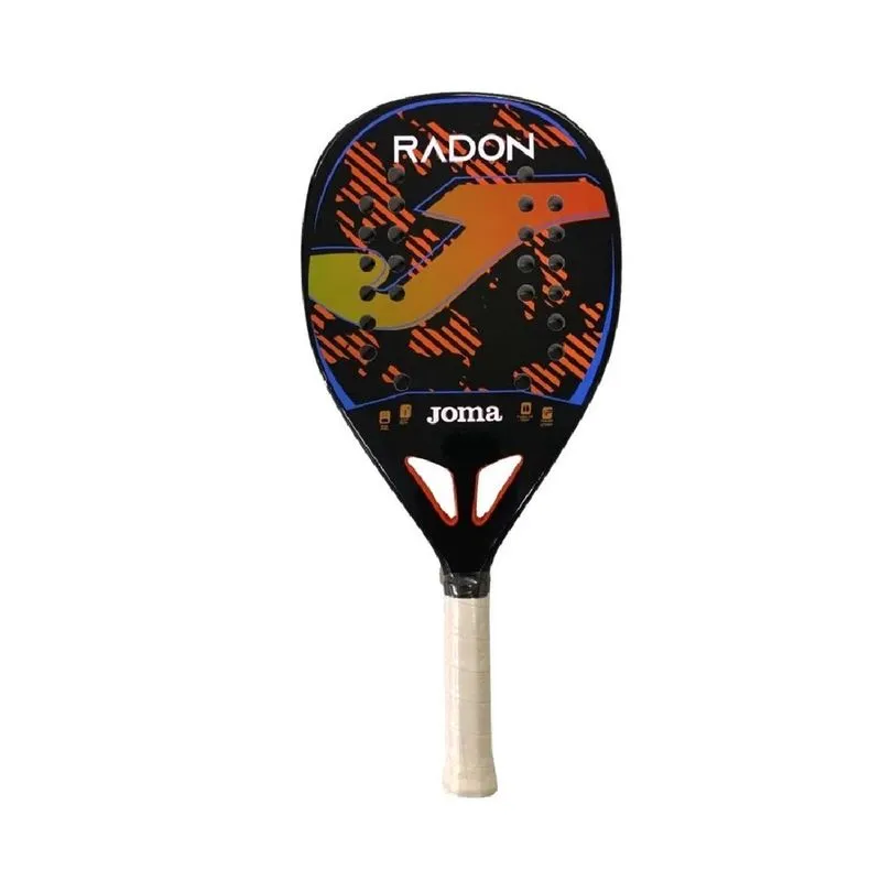 Raquete Beach Tennis Joma Radon + Capa Protetora Joma Unissex - Preto e Laranja