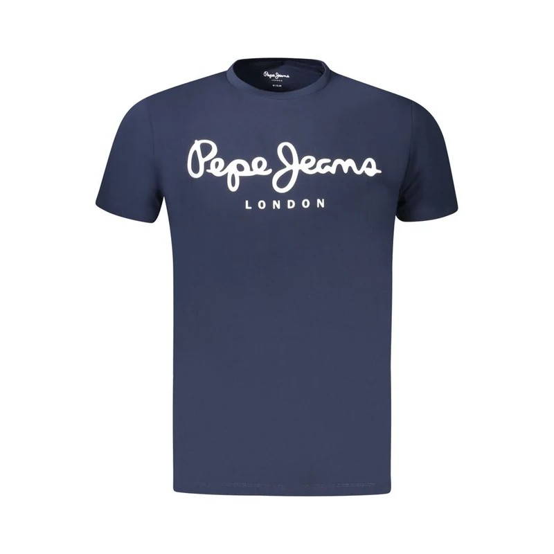 Pepe Jeans Blue Cotton Men T-Shirt S