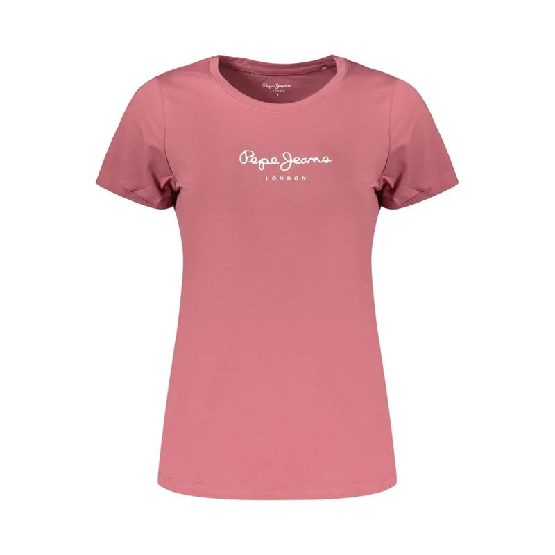 Pepe Jeans Pink Cotton Women's T-Shirt S
