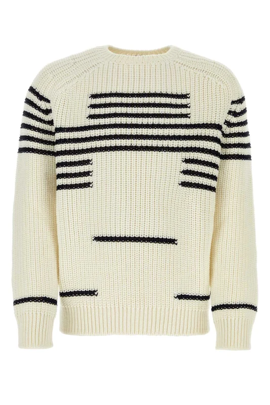 Loewe Ivory Wool Blend Sweater L