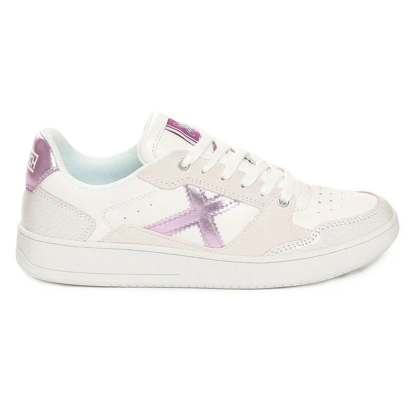 Sneakers Donna Munich Legit 112 Bianco Viola 40