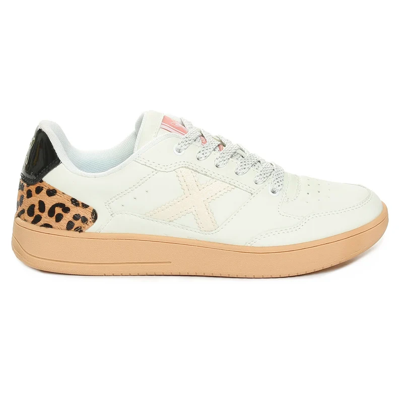 Sneakers Donna Munich Legit 113 Bianco Animalier 38
