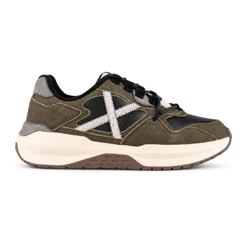 Sneakers Uomo Munich Nexa 25 Verde Nero Grigio 41