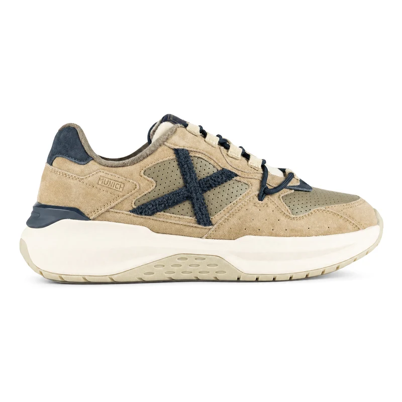 Sneakers Uomo Munich Nexa 26 Beige Blu 43