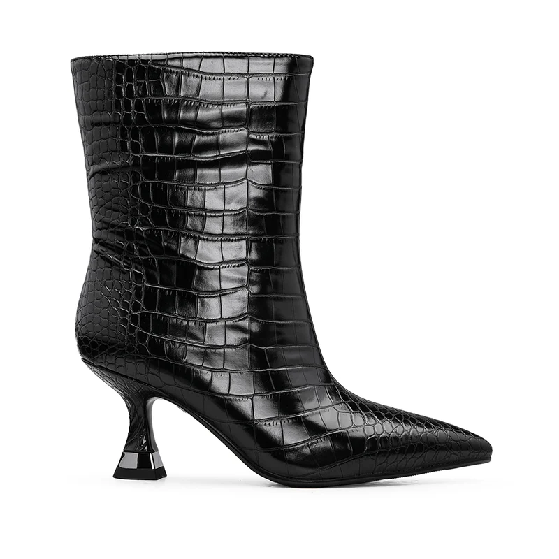 Bota Salto Alto Mulher Preto 36