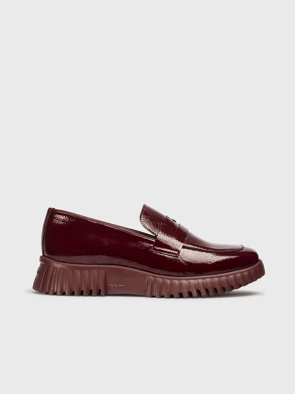 WONDERS Mocassino Con Zeppa Donna - A-4402 Vino 36