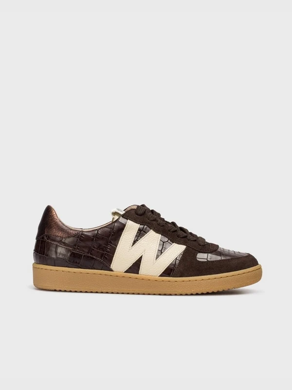 WONDERS Sneaker Bassa Donna - AP-2002 Brown 37