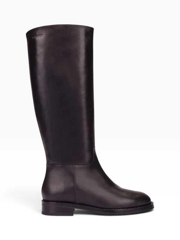 WONDERS Stivale Tacco Basso Donna - C-7703 Nero 40