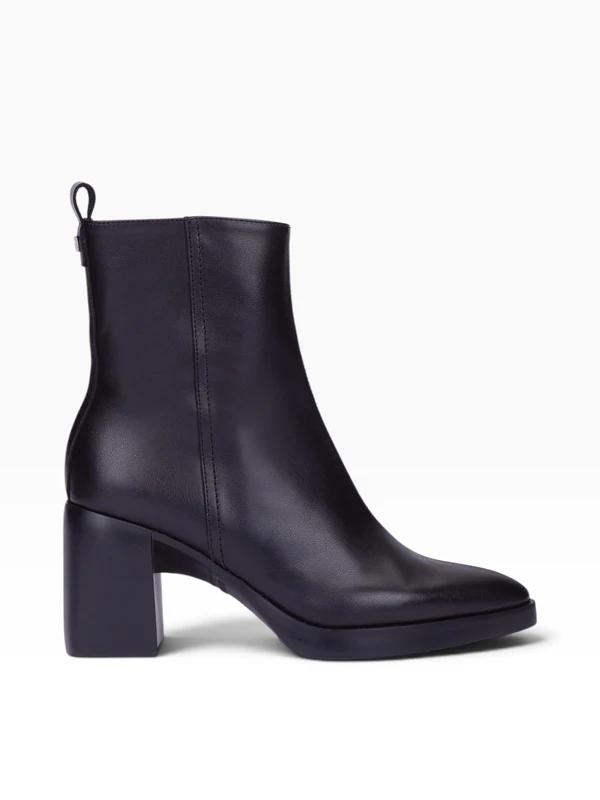 WONDERS Tronchetto Tacco Medio Donna - L-1601 Nero 41