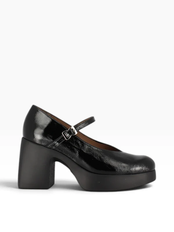 WONDERS Mocassino Tacco Alto Donna - H-49100 Nero 41