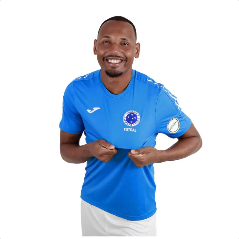 Camisa Joma Cruzeiro Futsal 24 S/Nº G / Azul / Branco