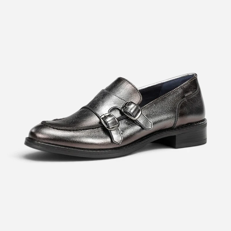 Harvard Monk Strap Anthracite 37