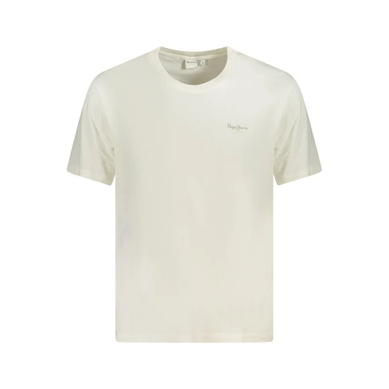 Pepe Jeans Bianco Cotton Men T-Shirt L
