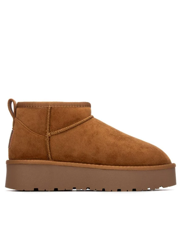 XTI Scarponcino Platform Donna - 142212 Camel 39