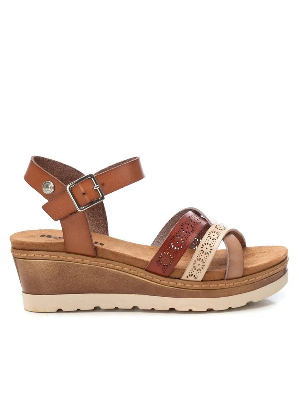 REFRESH Sandalo Con Zeppa Donna - 172682 Camel 38