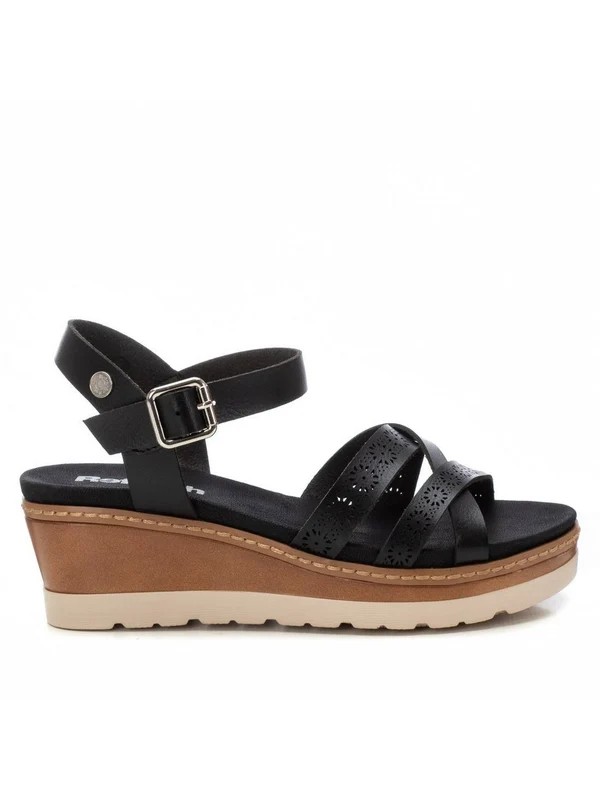 REFRESH Sandalo Con Zeppa Donna - 172682 Nero 40