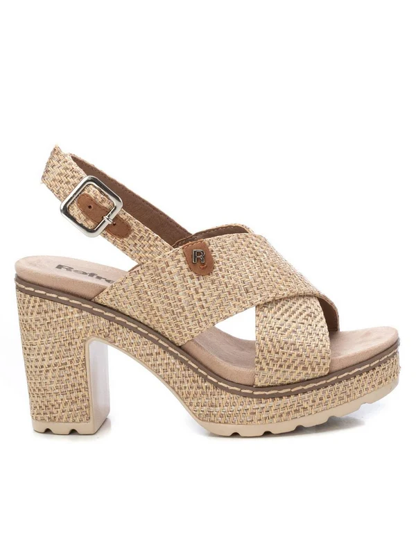 REFRESH Sandalo Tacco Alto Donna - 172707 Taupe 36
