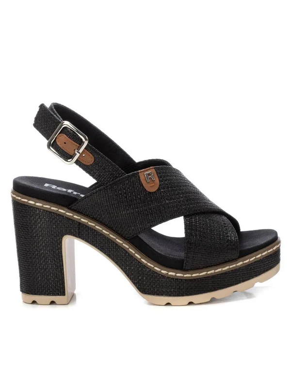 REFRESH Sandalo Tacco Alto Donna - 172707 Nero 40
