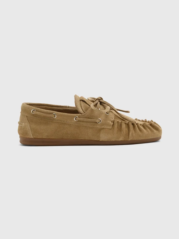 Alohas Women's Rowan Suede Leather Loafer 37 / Suede Beige