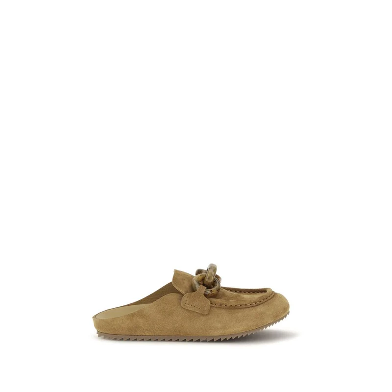 Pedro García Beige Calf Leather Bos Taurus Moccassin EU36/US6
