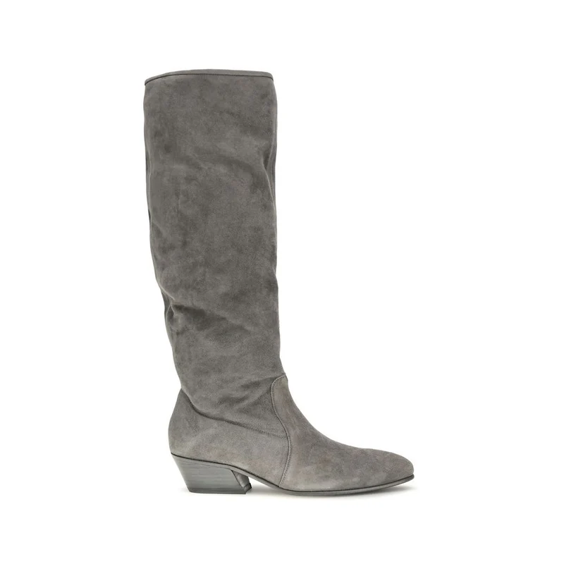 Pedro García Gray Suede Leather Ankle Boots EU38/US8